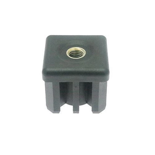 M16 x 50mm x 50mm - Heavy Duty Square Threaded Insert - Black - Brass | Vital Parts